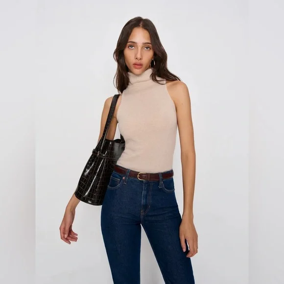 NWT Reformation Jax Stretch High Rise Straight Jeans‎ in Seneca in Size 30 - Picture 4 of 13